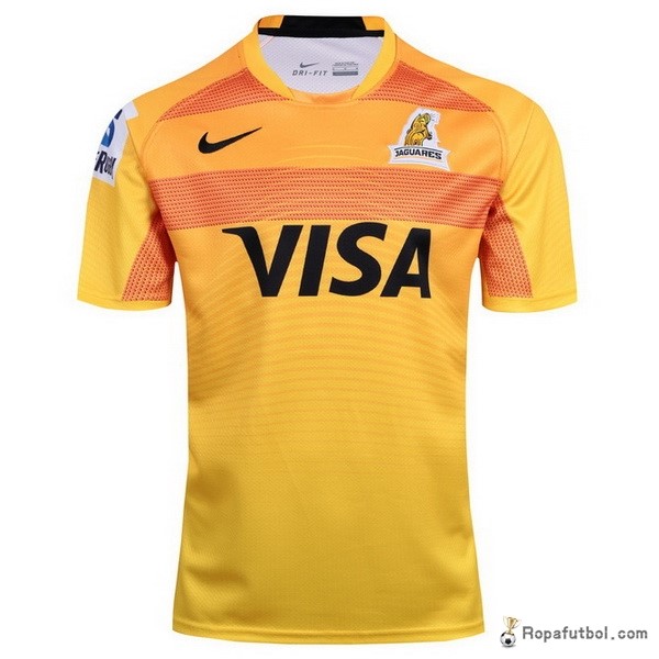 Camiseta Rugby Jaguares Replica Primera Ropa 2017 Amarillo